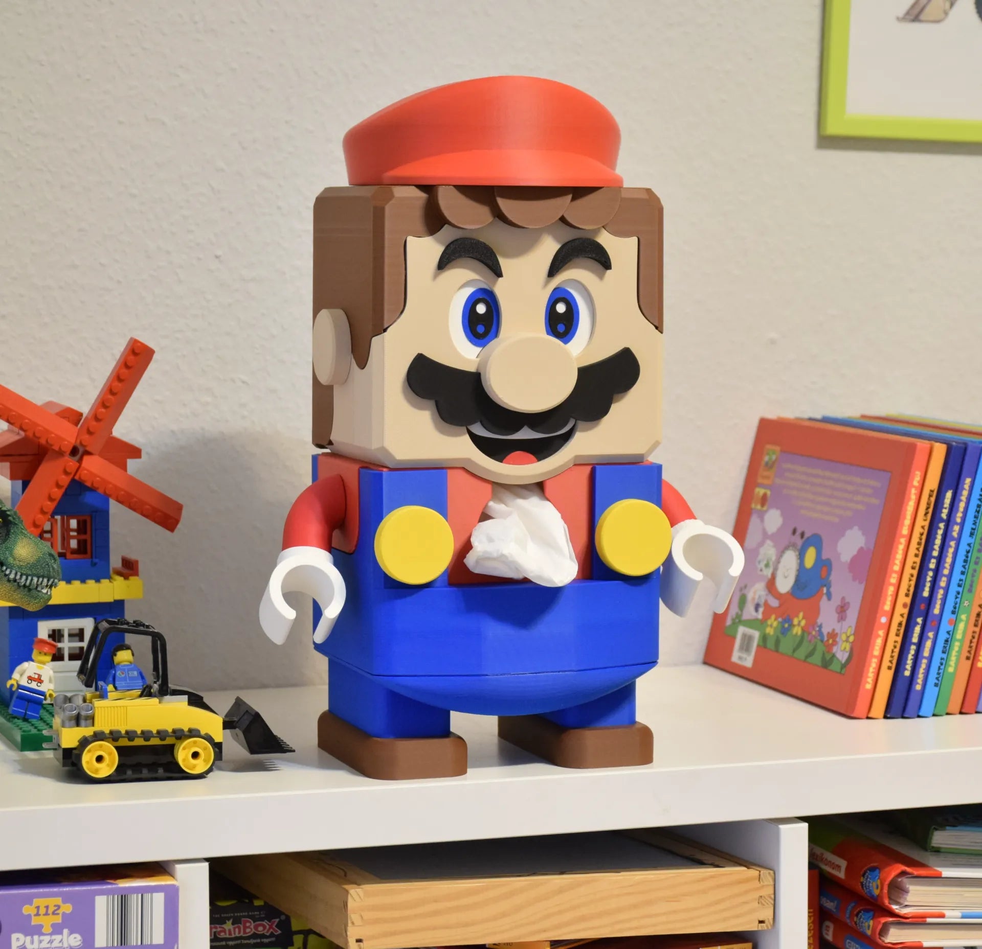 Mario Shaped Tissue Box - Add Fun and Nostalgia to Your Home!