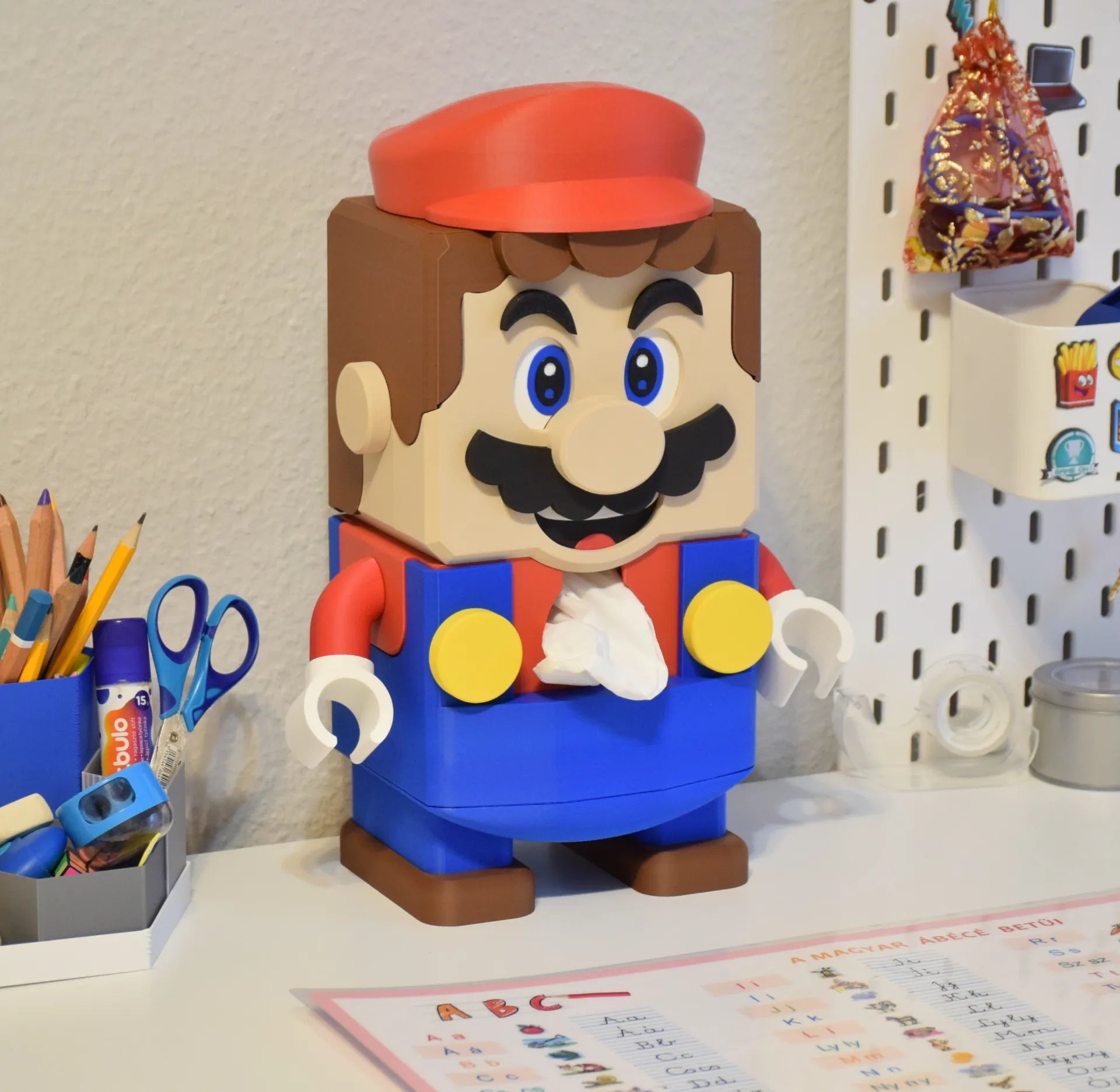 Mario Shaped Tissue Box - Add Fun and Nostalgia to Your Home!