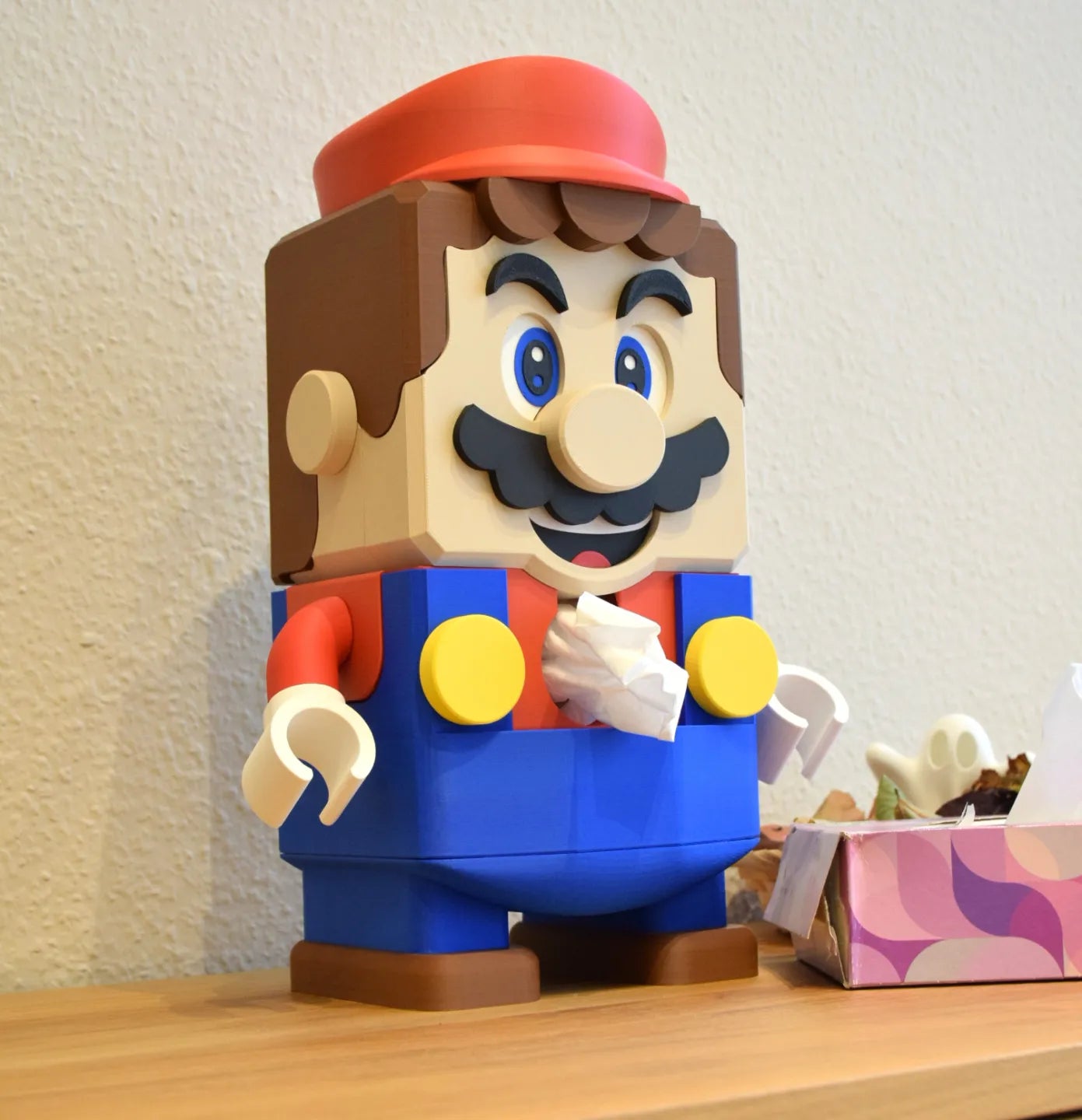 Mario Shaped Tissue Box - Add Fun and Nostalgia to Your Home!